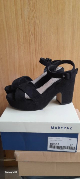 Sandalias plataforma negras