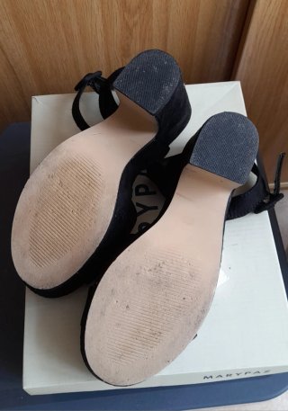 Sandalias plataforma negras