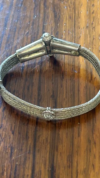 Pulsera plata de ley 27 gr estilo étnico/vintage