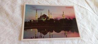 Postales Mezquita Azul exterior Estambul Turquía