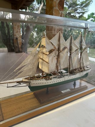 Maqueta de Juan Sebastián Elcano.