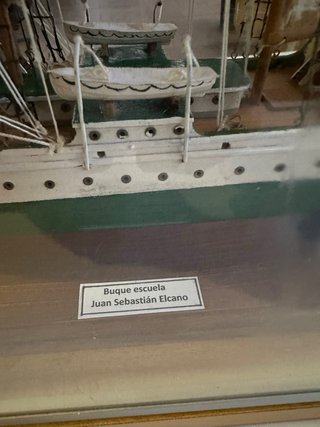 Maqueta de Juan Sebastián Elcano.