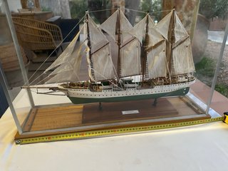 Maqueta de Juan Sebastián Elcano.
