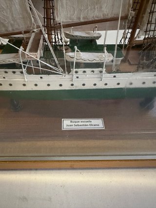 Maqueta de Juan Sebastián Elcano.