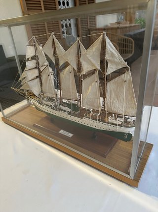 Maqueta de Juan Sebastián Elcano.