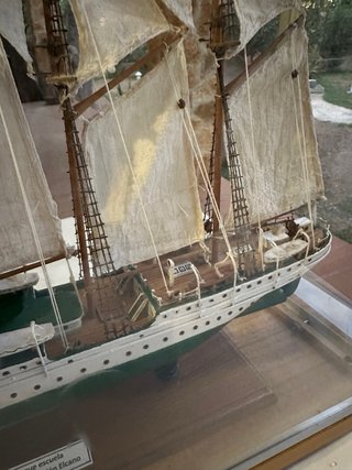 Maqueta de Juan Sebastián Elcano.