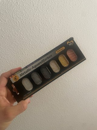 Acuarelas Metálicas 6 Colores