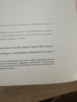 Anaya libros de mates B 4 eso