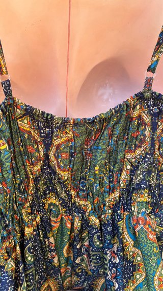 Vestido boho seda talla única