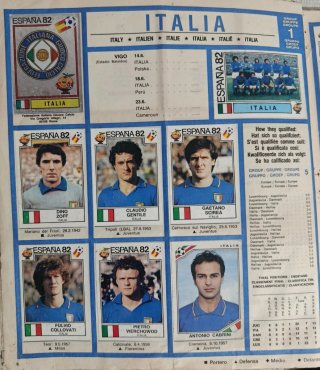 Album Mundial España 82 Panini edición Colombiana