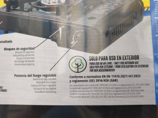 Cocina Portátil Gas WOLFPACK Cartucho