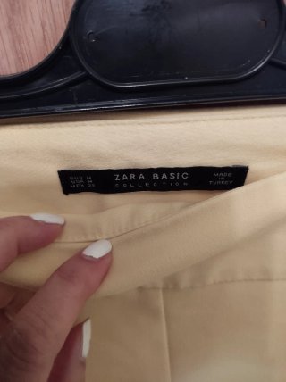 Pantalón Zara Amarillo con Lazos