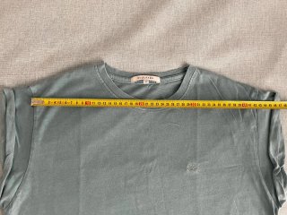 Camiseta Scalpers Mujer Talla XS Verde Azulado