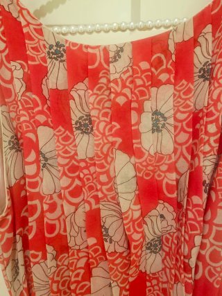 Vestido Purificación García Rojo/Rosa