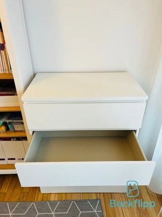 Cómoda Malm 4 cajones Ikea Blanca como nueva