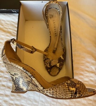 Zapatos de piel de serpiente LATOUCHE