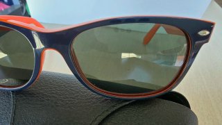 Gafas de Sol Ray-Ban RB2132 Azul Naranja