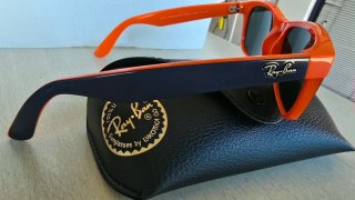 Gafas de Sol Ray-Ban RB2132 Azul Naranja