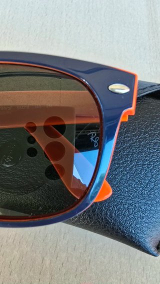 Gafas de Sol Ray-Ban RB2132 Azul Naranja