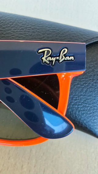 Gafas de Sol Ray-Ban RB2132 Azul Naranja