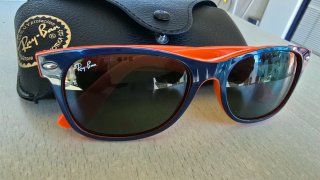 Gafas de Sol Ray-Ban RB2132 Azul Naranja