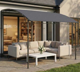 Pérgola de pared 2,8x3,8m