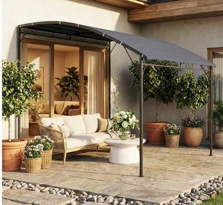 Pérgola de pared 2,8x3,8m