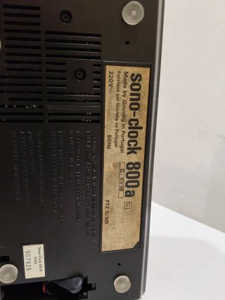 Radio Reloj Despertador Grundig Sono Clock 800a