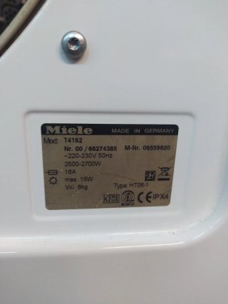 Secadora Miele de ventilación