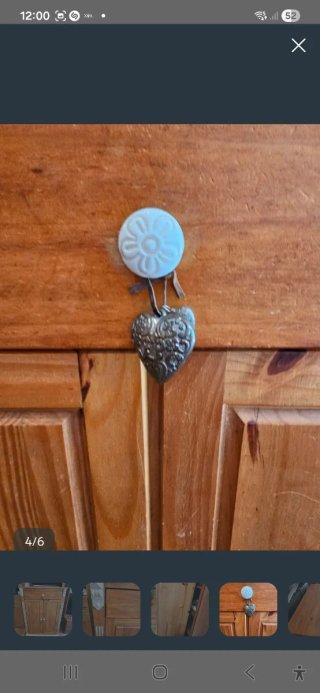 Cómoda de pino macizo con cajón y puertas