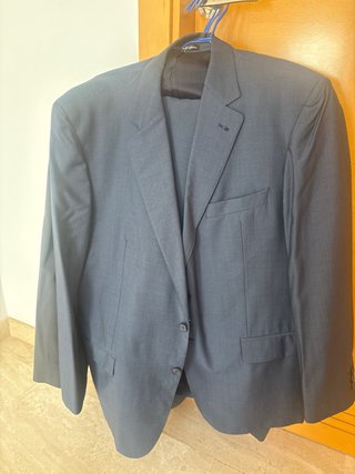 Traje de vestir gris talla XL