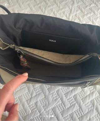 Bolso Tous verde caza