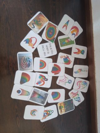 Tarjetas Educativas Montessori Arco Iris