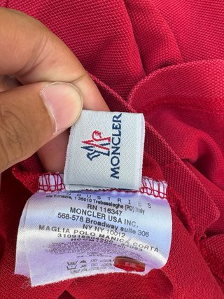 Polo Moncler Rosso