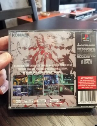 Metal Gear Solid PAL PS1 Konami