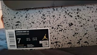 Jordan MVP 92 Scarpe Nere Oro