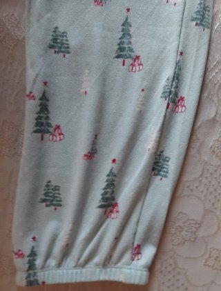 Pantalón pijama mujer árbol Navidad talla S nuevo