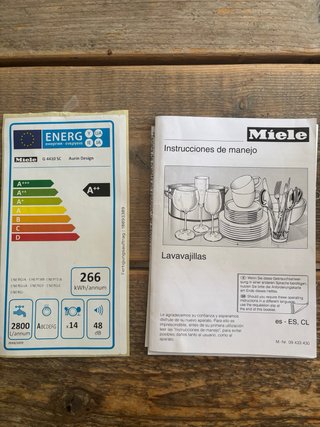 Lavavajillas Miele G 4210 SC Independiente Blanco