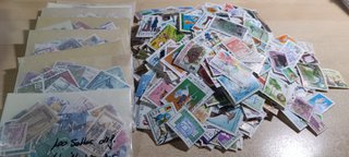 Lote 100 sellos usados universales