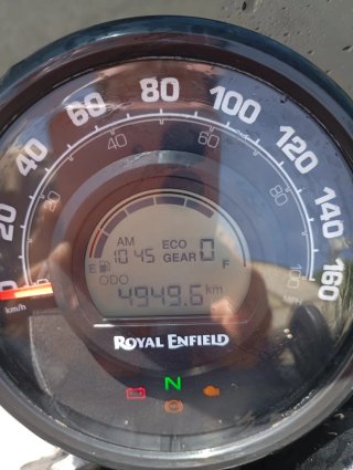 Royal Enfield HNTR 350 Negra