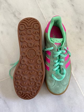 Adidas Gazelle Mujer Verde y Rosa