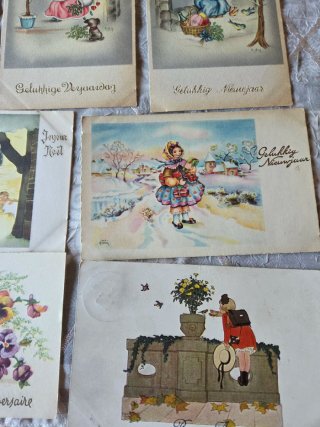 Lote de postales antiguas