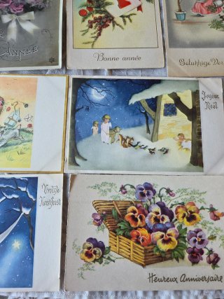 Lote de postales antiguas