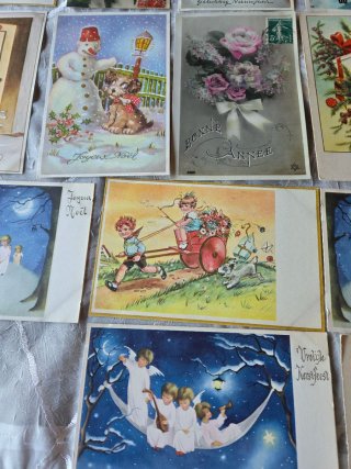 Lote de postales antiguas
