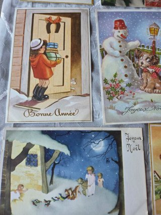 Lote de postales antiguas