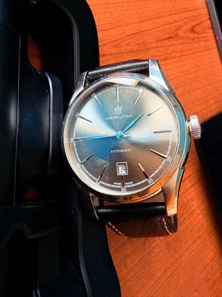 Reloj Hamilton Automático Correa Marrón