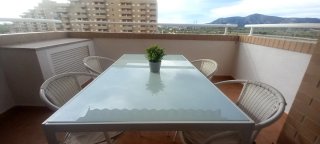 Conjunto mesa y sillas terraza aluminio en oropesa