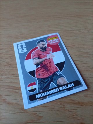 Cromo Extra Sticker Mohamed Salah Plata