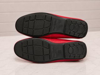 Mocasines Paco Cecilio Piel Roja Talla 43