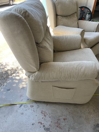 2 Sillones Beige Tela